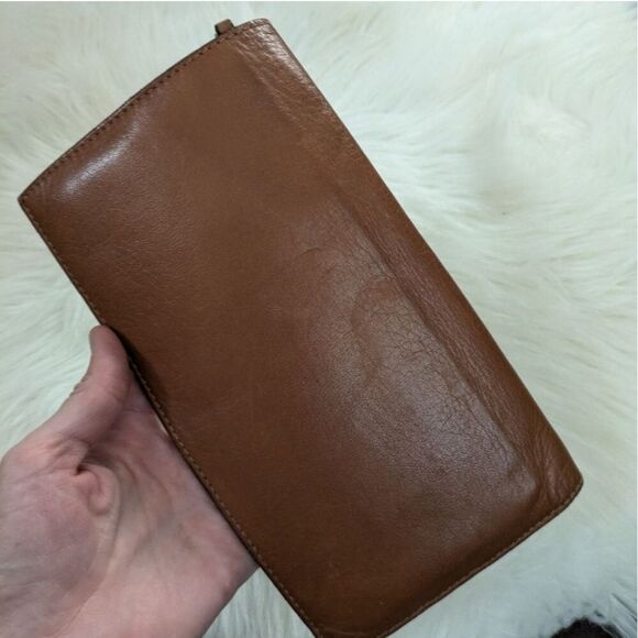 Madewell Brown Leather Wallet Clutch Elegant Tan - Picture 2 of 5
